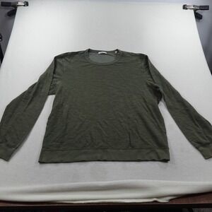 Buck Mason Sidewinder Sweatshirt Mens XL Green Crew Pullover Long Sleeve